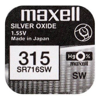 Maxell Mini Silver Battery 315/314/SR 716 SW
