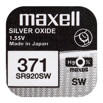 Maxell Mini Silver Battery 371/370/SR 920 SW/G6