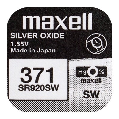 Maxell Mini Silver Battery 371/370/SR 920 SW/G6