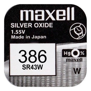 Maxell silver battery mini 386 / SR43W / SR43