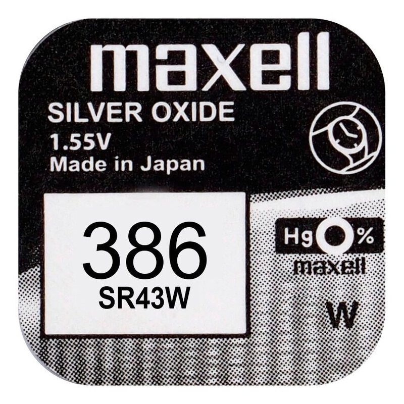 Maxell silver battery mini 386 / SR43W / SR43