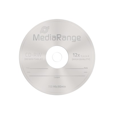 MediaRange CD-RW 80' 700MB 12x Cake Box x 25 (MR235-25)