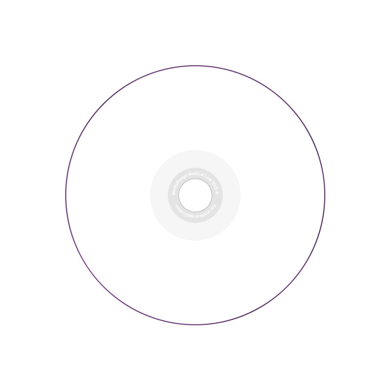 MediaRange Medical Line DVD-R 120' 4.7GB 16x Inkjet Fullsurface Printable Cake Box x 50 (MR429)