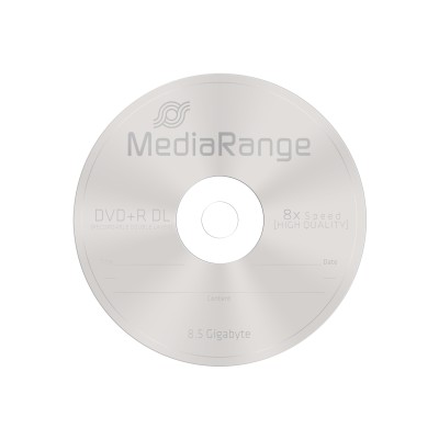 MediaRange DVD+R Dual Layer 240' 8.5GB 8x Slimcase Pack x 5 (MR465)