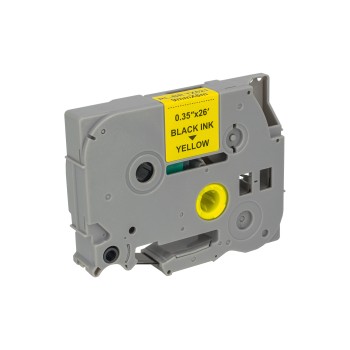 Mediarange Πλαστική Ταινία Ετικετογράφου (Brother TZ-621/TZe-621) 9 mm x 8 m (Μαύρα Γράμματα σε Κίτρινο Φόντο) (MRBTZ621)
