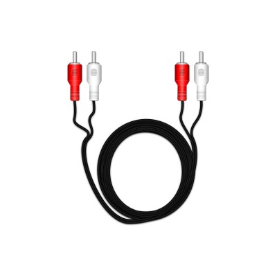 Καλώδιο MediaRange Audio 2x RCA plug (phono)/2x RCA plug (phono) 3.0M Black (MRCS124)