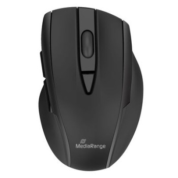 MediaRange 5-button Bluetooth® mouse with optical sensor 1.200 dpi, 1.600 dpi or 2.400 dpi, black (MROS217)