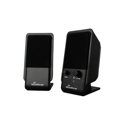 MediaRange Compact desktop Speaker (Black) (MROS352)