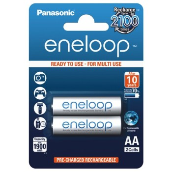 PANASONIC ENELOOP R6 AA 2000mAh BK-3MCCE/2BE BL2