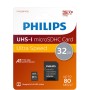 Philips MicroSD+adapter class10 UHS1 32GB