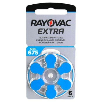 RAYOVAC EXTRA ADVANCED 675 MF HEARING AID BATTERIES