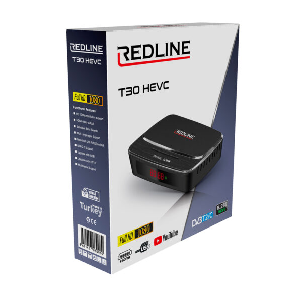 REDLINE T30 DVB-T2/C H265 ΕΠΙΓΕΙΟΣ ΔΕΚΤΗΣ