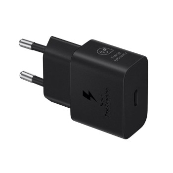 Samsung Φορτιστής Χωρίς Καλώδιο GaN 25W Power Delivery Μαύρος (EP-T2510NBEGEU)