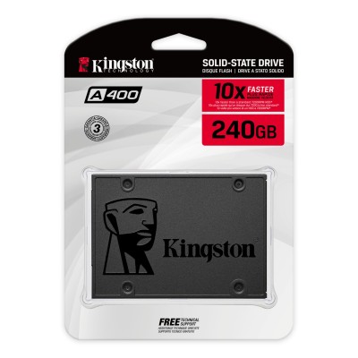 Kingston Δίσκος SSD SA400 SATAIII 2.5'' 240GB (SA400S37) (KINSA400S37/240G)