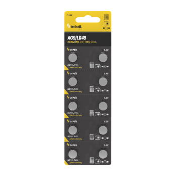 Technik Αλκαλικές Μπαταρίες Κουμπί Platinum AG9 / LR45 / 194 / 394 1.5V B10