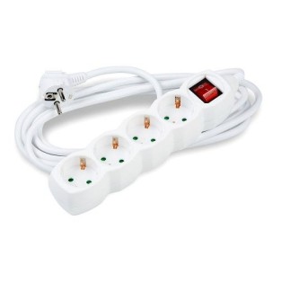 Technik Πολύπριζο 4 Θέσεων 3x1,5mm 3m με Διακόπτη