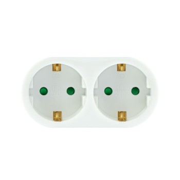 Technik Αντάπτορας Σούκο Πρίζας με 2 Θέσεις T-shape Horizontal 16A