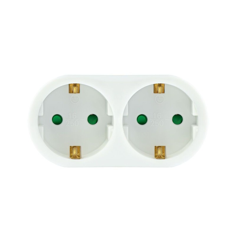 Technik Αντάπτορας Σούκο Πρίζας με 2 Θέσεις T-shape Horizontal 16A