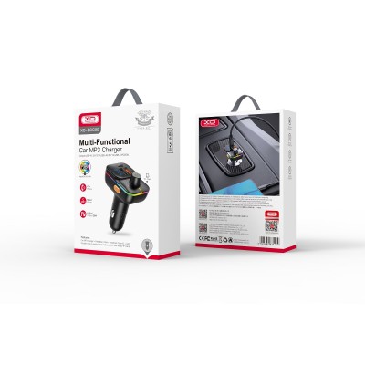 XO transmiter FM BCC09 Bluetooth MP3 car charger 25W black