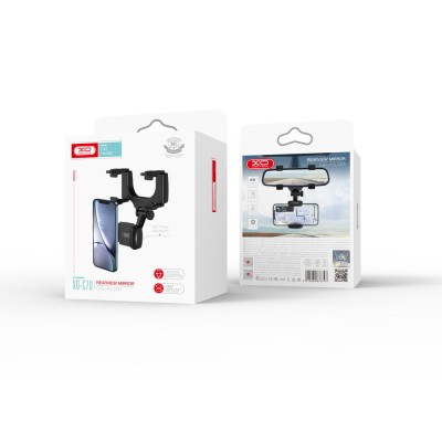 XO C70 black car holder for rearview mirror
