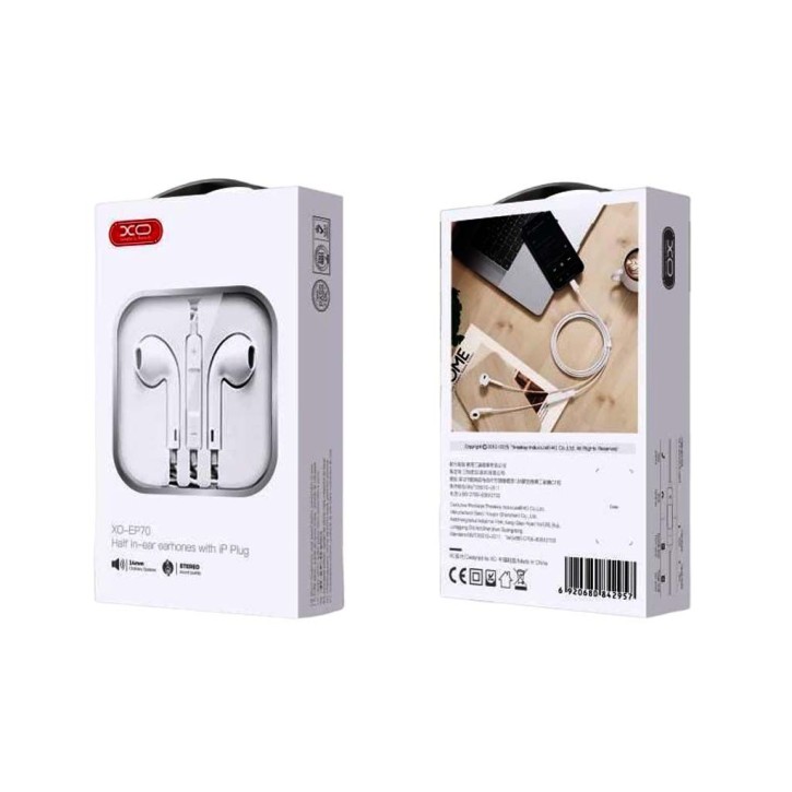 XO EP70 ORIGINAL SERIES CRACKED LIGHTNING DIGITAL CALL EARPHONES NOT BLUETOOTH