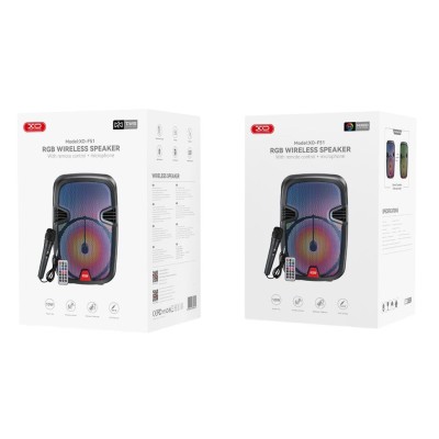 XO F51 Colored Jade Εξωτερικό Ηχείο RGB Bluetooth 10W
