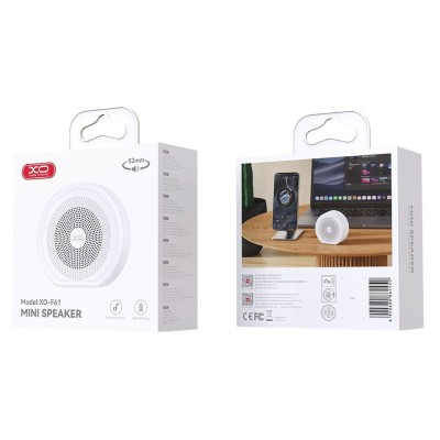 XO F61 Bluetooth Speaker white 3W