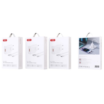 XO L127 USB-A QC18W Φορτιστής Γρήγορης Φόρτισης με Micro Καλώδιο