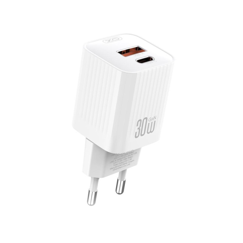 XO L149 220V 30W, USB-C + USB-A, white