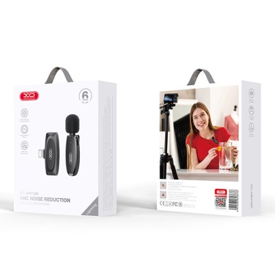 XO MKF08B Ασύρματο μικρόφωνο Collarclip Lightning