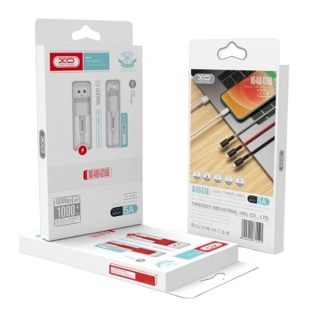XO cable NB-Q166 USB - Lightning 1.0 m 5A black