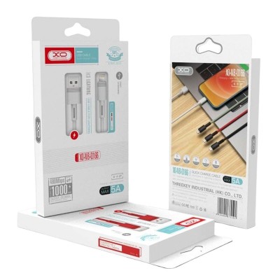 XO cable NB-Q166 USB - Lightning 1.0 m 5A black