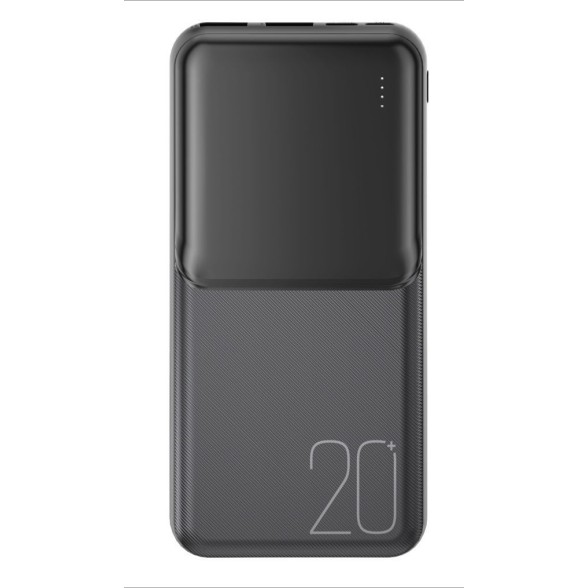 XO PR252 Lighted Mobile Power 20000mAh Μαύρο