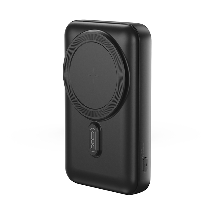 XO PR288 Power Bank, 10000mAh, με 3 ενσωματωμένα καλώδια και δυνατότητα ασύρματης φόρτισης