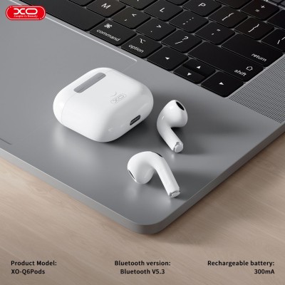 XO Q6 Pods Ακουστικά Bluetooth Έκτης Γενιάς