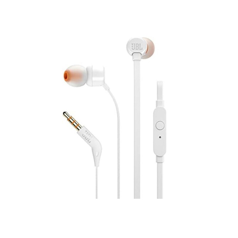 JBL T160E, In-Ear Headphones, White