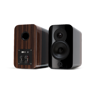 Concept 300, Bookshelf Speakers with stand, Black/Rosewood