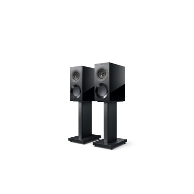 Reference 1 Meta , High End Bookshelf Speakers, Satin Walnut/Silver