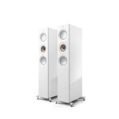 Reference 3 Meta , High End Floorstanding Speakers, White Champagne