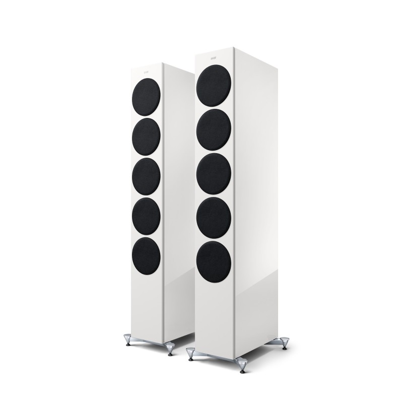 Reference 5 Meta , High End Floorstanding Speakers, White Champagne