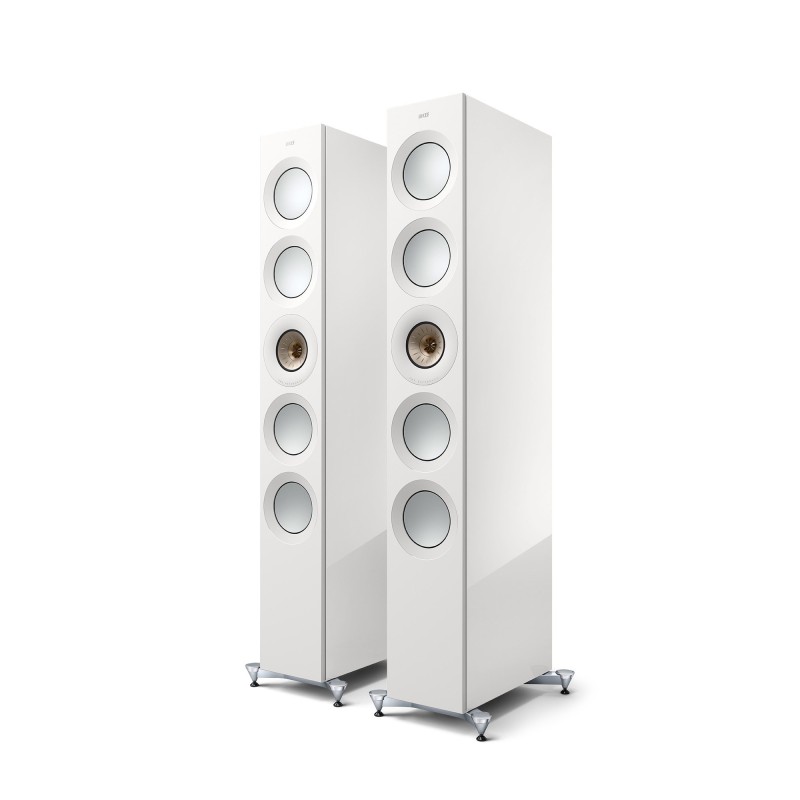 Reference 5 Meta , High End Floorstanding Speakers, Satin Walnut/Silver